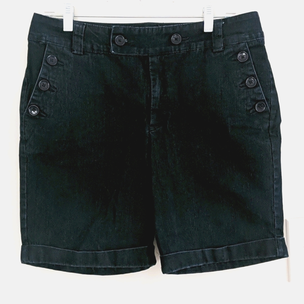 Sailorette Denim Shorts with Stretch! Pin Up Style Shorts